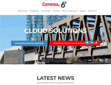 Tablet Screenshot of carrenza.com